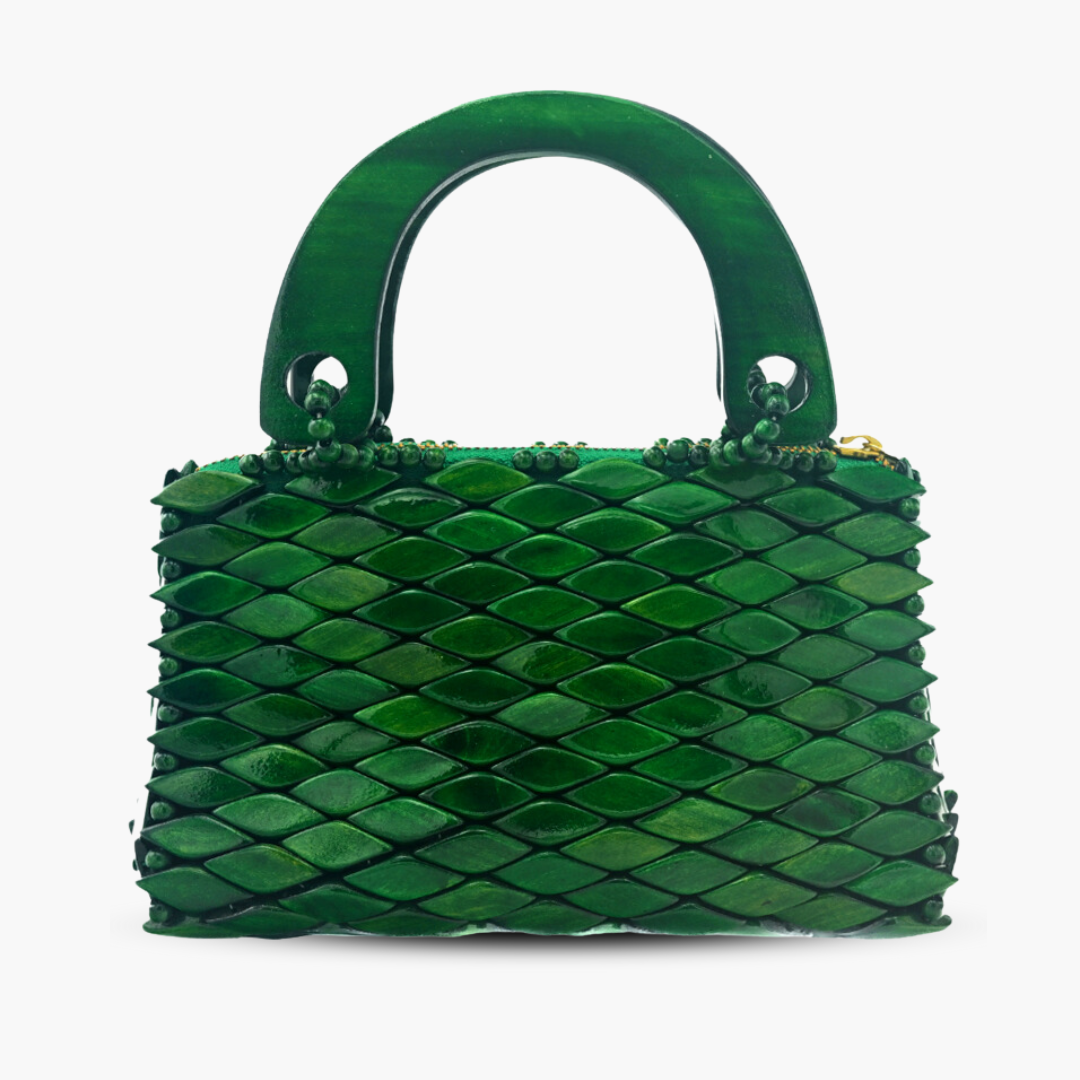 Paris Mini Handbag - Emerald Green