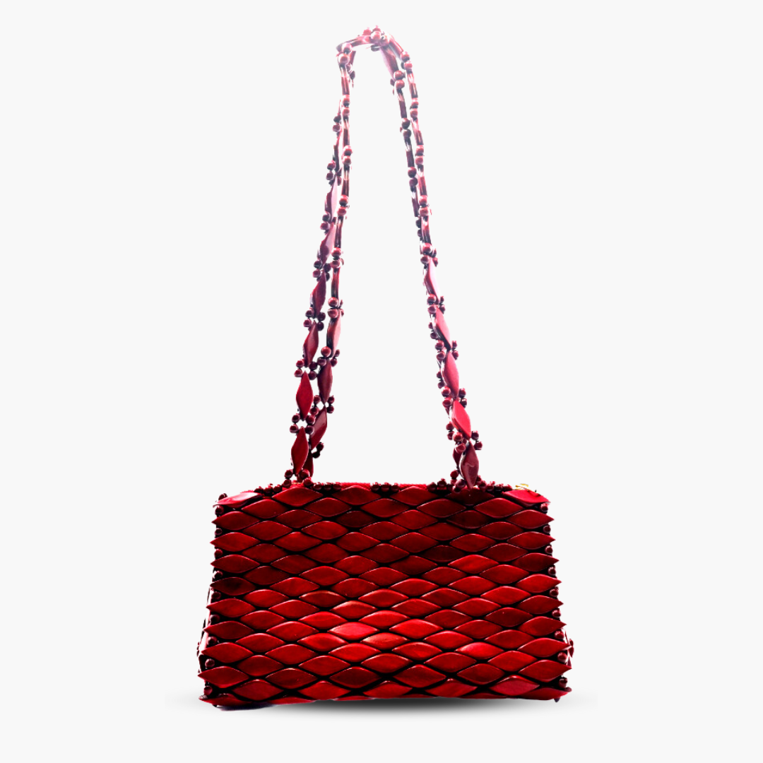 Paris Mini Shoulder Bag - Red