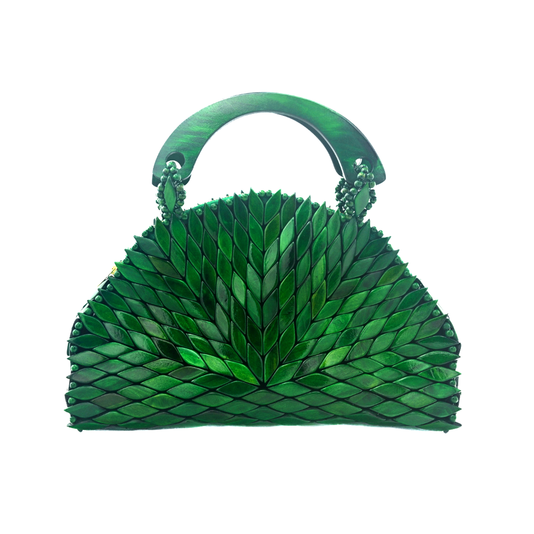 Ibiza Handbag - Emerald Green