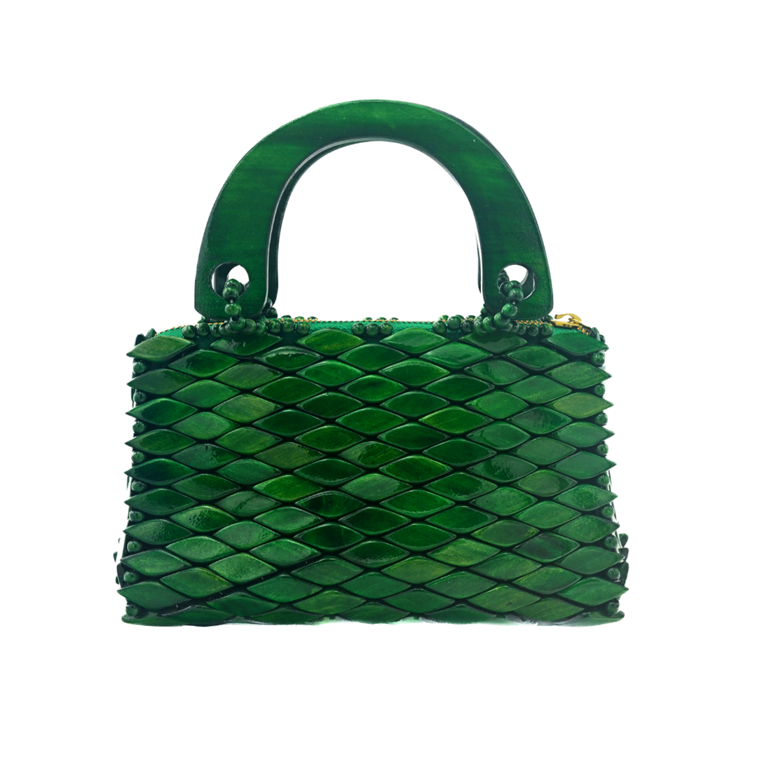 Paris Mini Handbag - Emerald Green