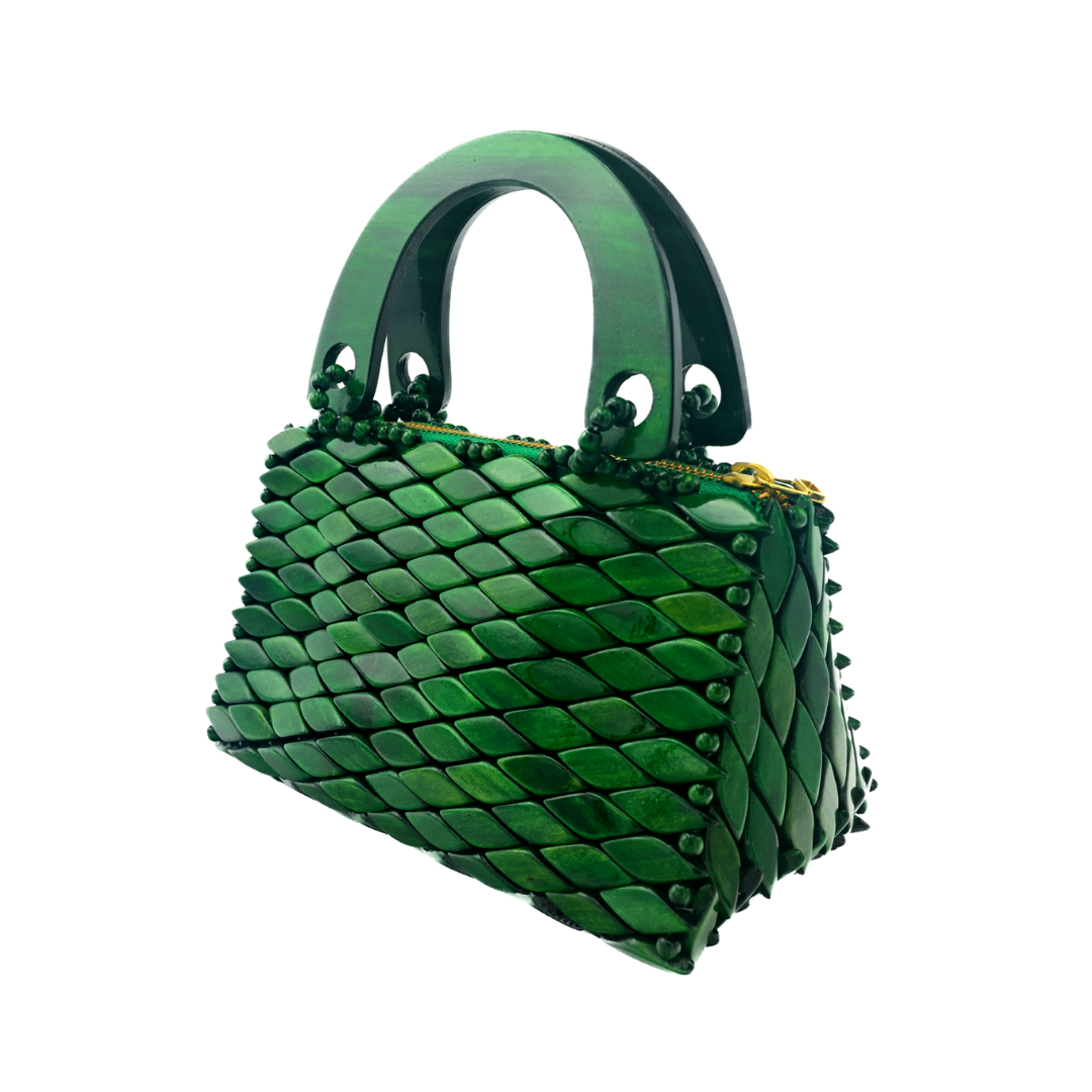 Paris Mini Handbag - Emerald Green