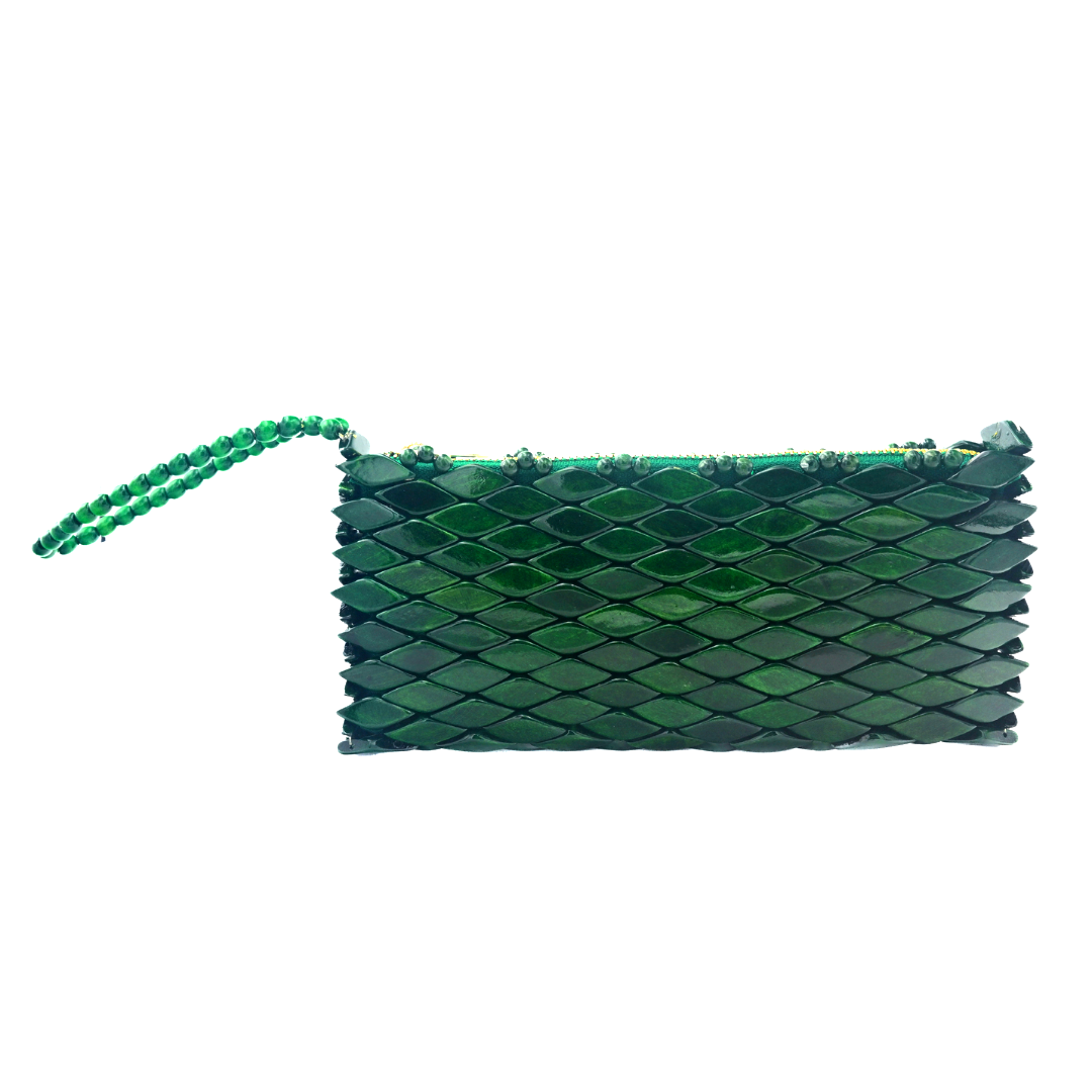 London Wallet Large - Emerald Green