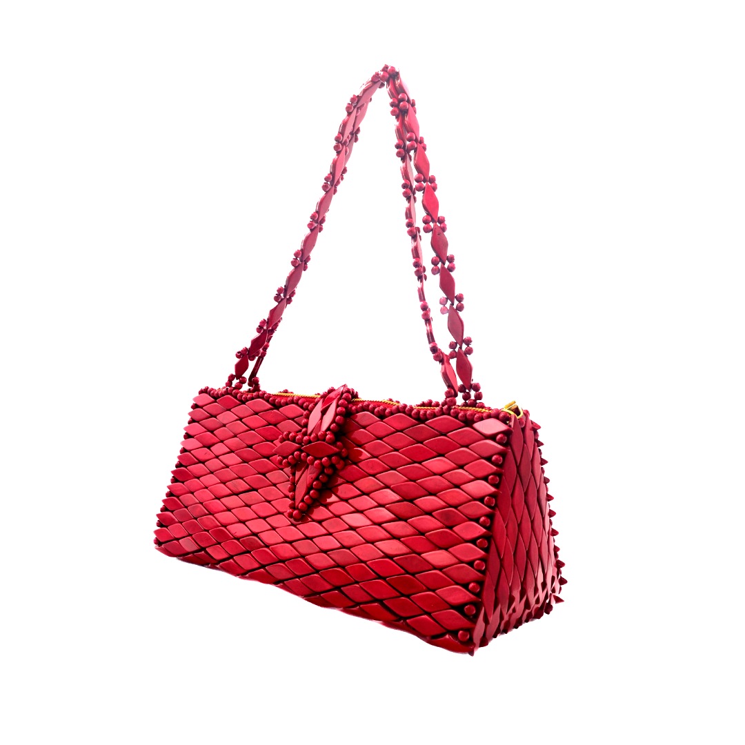 Capri Shoulder Bag - Red