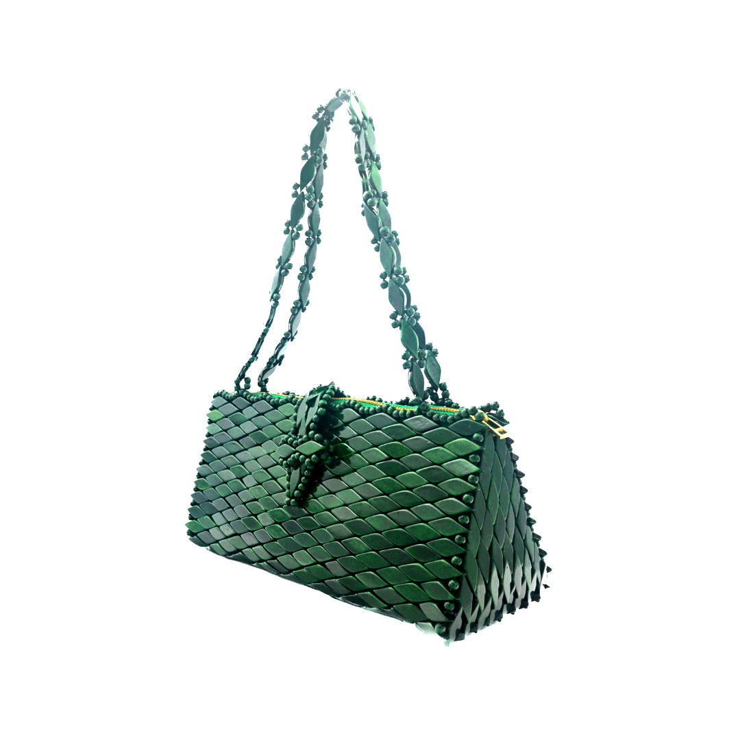 Capri Shoulder Bag - Emerald Green