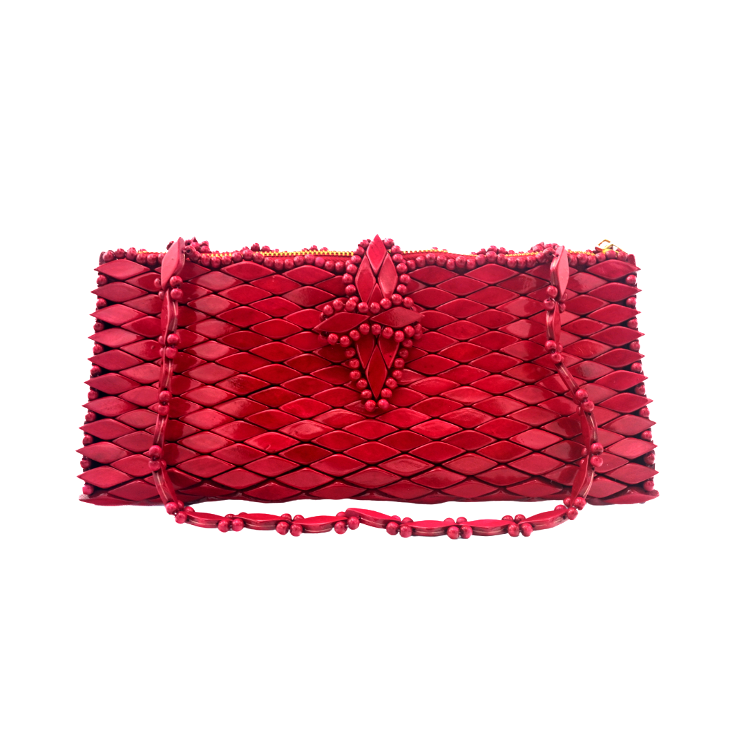 Capri Shoulder Bag - Red