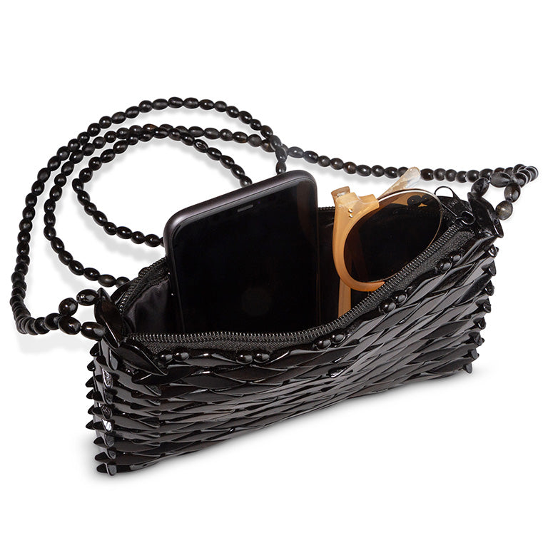 Black crossbody purse